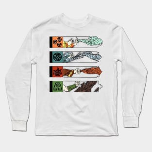 Avatar - The 4 Elements Long Sleeve T-Shirt